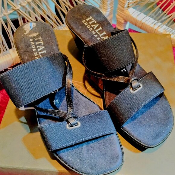 Italian Shoemaker shoes sandals, Made in Italy (7) 7.5 NWT *read - Picture 2 of 10